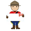 Canada Sign Boy