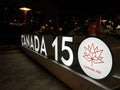 Canada 150 sign Toronto