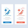 Canada, Speaker, Laud Blue and Red Download and Buy Now web Widget Card Template