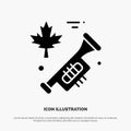 Canada, Speaker, Laud solid Glyph Icon vector