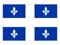 Canada state flag of Quebec