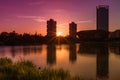 Canada Water , Cityscape London UK Royalty Free Stock Photo