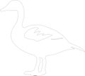 Canadagoose Outline Silhouette Generative Ai Royalty Free Stock Photo