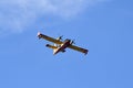 A canadair in action during the fire Royalty Free Stock Photo