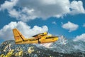 Canadian Air CL 215 415 Super scooper Wildfier Fighter  Search and Rescue Plane Royalty Free Stock Photo
