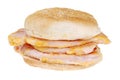 Canadian back bacon sandwich