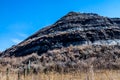 Canadian badlands in late spring, Drunheller, Alberta, Canada