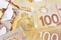 Canadian banknotes Background