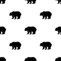 Canadian brown bear. Canada single icon in black style vector symbol stock illustration web.