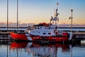 Canadian Coast Guard Cape Lambton Motor Lifeboat Royalty Free Stock Photo