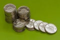Canadian Coins Royalty Free Stock Photo