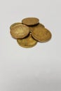 Canadian coins Royalty Free Stock Photo