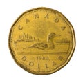 25 canadian dollar coin 1988 obverse isolated