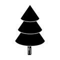 Canadian evergreen tree pine pictogram