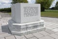 Canadian First World War memorial on Hill 62 by Sanctuary Wood, near Ypres in Belgium