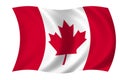 Canadian flag Royalty Free Stock Photo