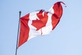 Canadian Flag Backlit Royalty Free Stock Photo