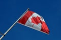 CANADIAN FLAG FLY OVER CANADIAN COUNCIL Royalty Free Stock Photo