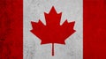 Canadian flag on paper background Royalty Free Stock Photo