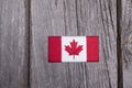 Canadian Flag Patch Royalty Free Stock Photo