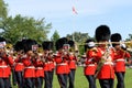 Canadian Grenadier Guards on parade in Ottawa, Canada