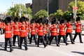 Canadian Grenadier Guards on parade in Ottawa, Canada