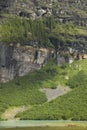 Canadian landscape in Lake Louise. Alberta. Canada Royalty Free Stock Photo