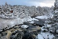 Canadian winter landscape Royalty Free Stock Photo