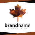 Canadian Leaf Logo Icon