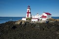 Canadian Lighthouse Guides Mariners at Low Tide