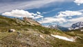 Canadian Mountains Bright Sunny Afternoon in July - Clouds and skies