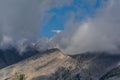 Canadian mountains, clouds