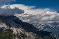 Canadian mountains, clouds