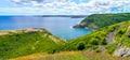 Canadian National Historic site Fort Amherst, St John's Newfoundland. Royalty Free Stock Photo