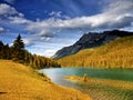 Canadian National Parks in Alberta, Road Trip Royalty Free Stock Photo