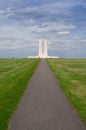 Canadian National Vimy Memorial in France on a Summer Day Royalty Free Stock Photo