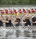 Canadian National Womens Premier Dragon Boat Royalty Free Stock Photo