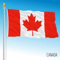 Canadian official flag, North America