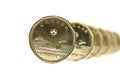 Canadian One Dollar Coin Royalty Free Stock Photo