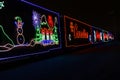 Canadian Pacific Christmas Train - neon decorated train starts from Montreal goes across Canada to Vancouver