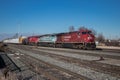 Canadian Pacific Freight Train Passing Through Nampa Idaho