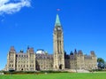 Canadian Parliament Building on Parliament Hill, Ottawa, Ontario Royalty Free Stock Photo