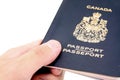 Canadian passport Royalty Free Stock Photo
