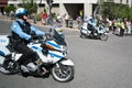 Canadian Police Officer on a motor bike