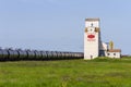 Canadian Prairies Grain Elevator Saskatchewan Royalty Free Stock Photo