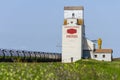 Canadian Prairies Grain Elevator Saskatchewan Royalty Free Stock Photo