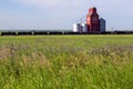 Canadian Prairies Wood Grain Elevator Saskatchewan Royalty Free Stock Photo