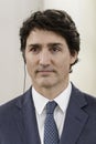 Canadian Prime Minister Justin Trudeau is attending a joint press conference with Ukraine's President Volodymyr