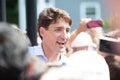 Canadian Prime Minister Justin Trudeau Smiles