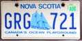 Canadian province of Nova Scotia Royalty Free Stock Photo